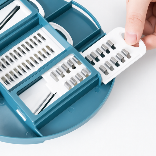 Vegetable Slicer 12-in-1 Multi-Functional Set — Grater, Shredder & Salad Prep
