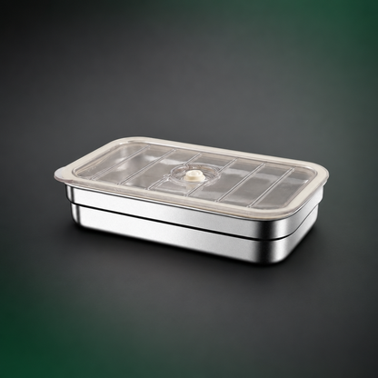316 Stainless Steel Vacuum-Seal Storage Containers — Airtight, Freezer & Microwave Safe
