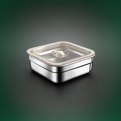 316 Stainless Steel Vacuum-Seal Storage Containers — Airtight, Freezer & Microwave Safe